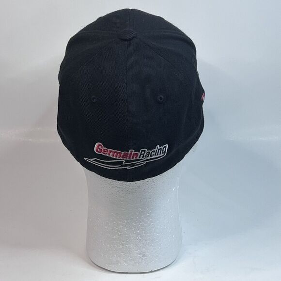 TRUCKER Cap Geico Racing Black & Blue Embroidered Nascar #13 MaxPapis SIGNED Hat - Picture 7 of 14